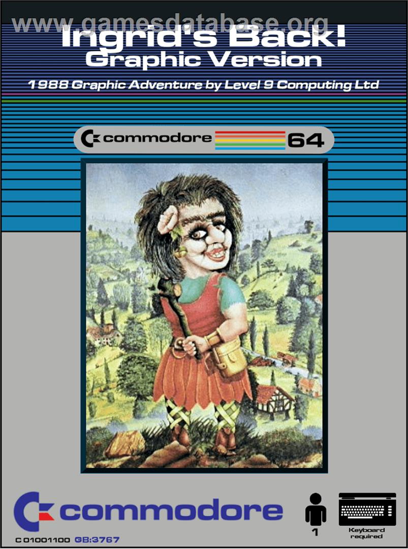 Ingrid's Back! - Commodore 64 - Artwork - Box