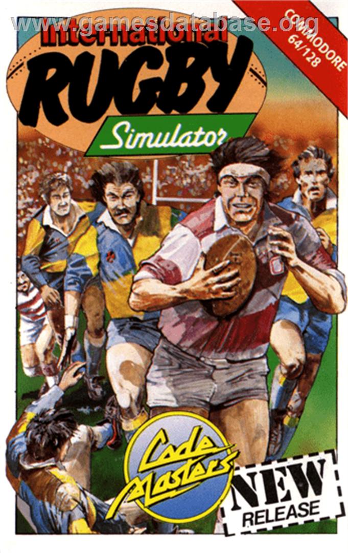 International Rugby Simulator - Commodore 64 - Artwork - Box