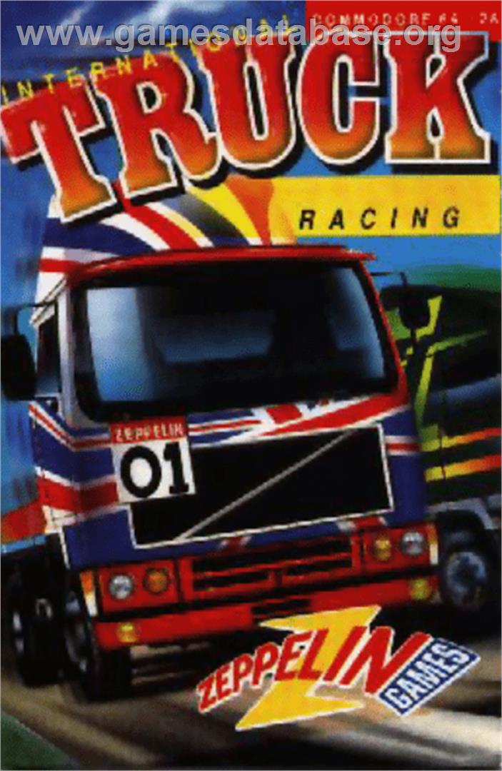International Truck Racing - Commodore 64 - Artwork - Box