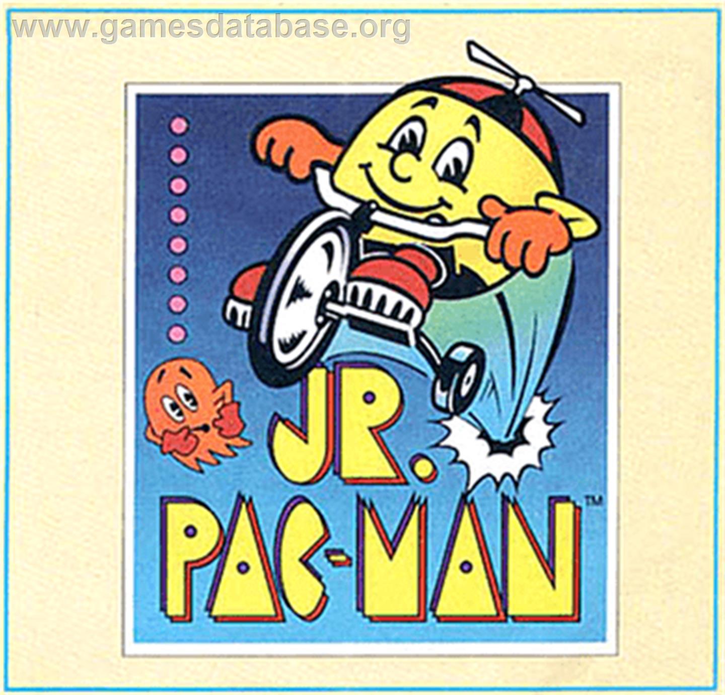 Jr. Pac-Man - Commodore 64 - Artwork - Box