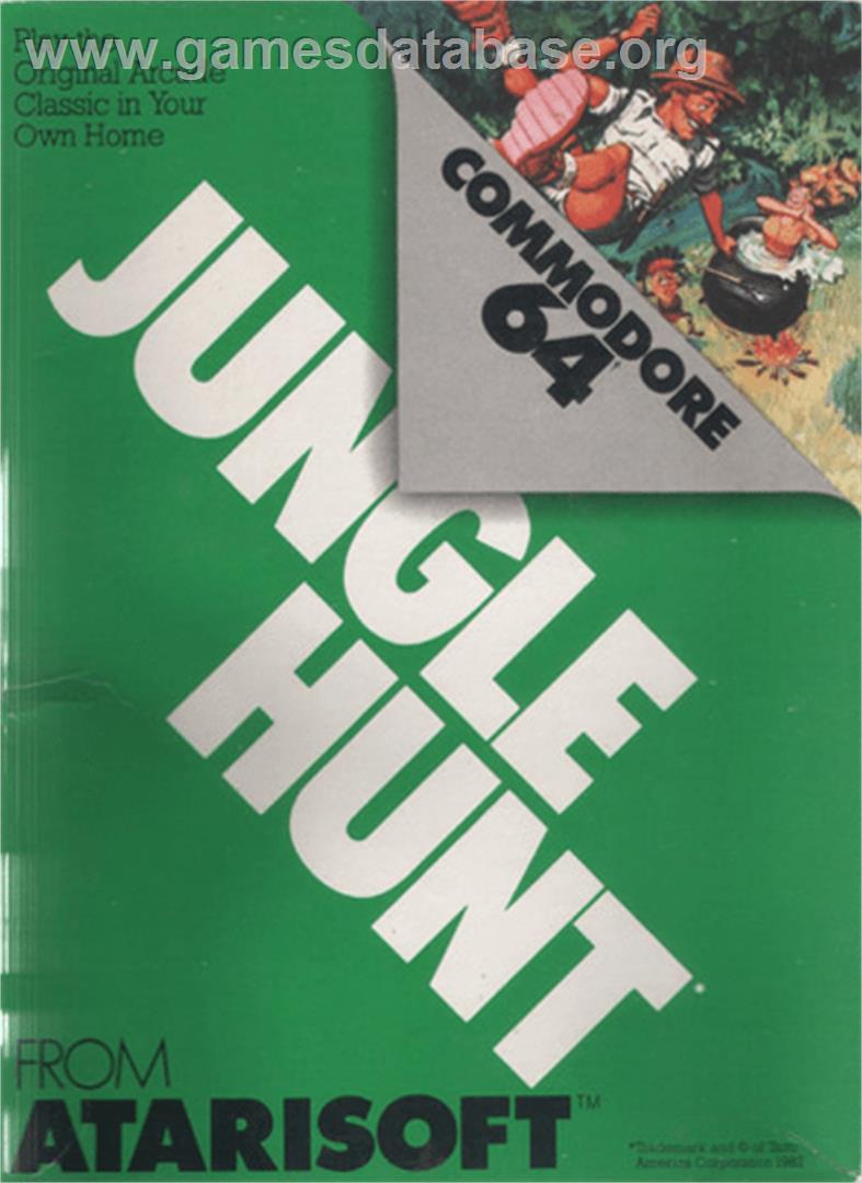 Jungle Hunt - Commodore 64 - Artwork - Box