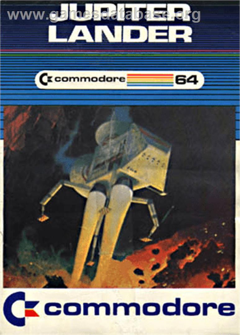 Jupiter Lander - Commodore 64 - Artwork - Box