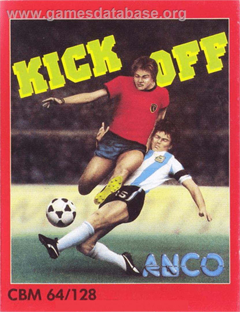 Kick Off - Commodore 64 - Artwork - Box