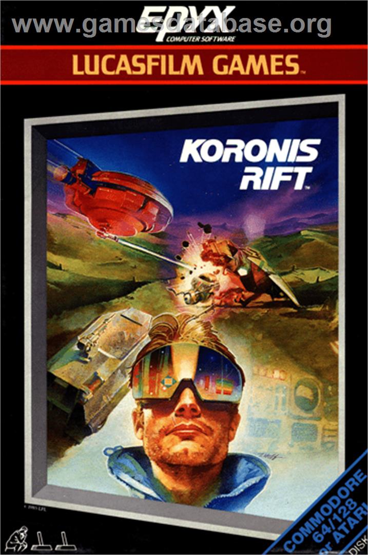 Koronis Rift - Commodore 64 - Artwork - Box