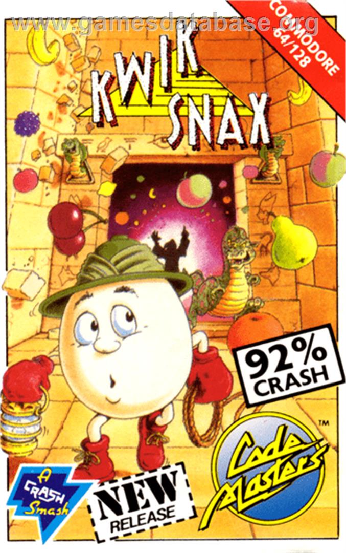 Kwik Snax - Commodore 64 - Artwork - Box