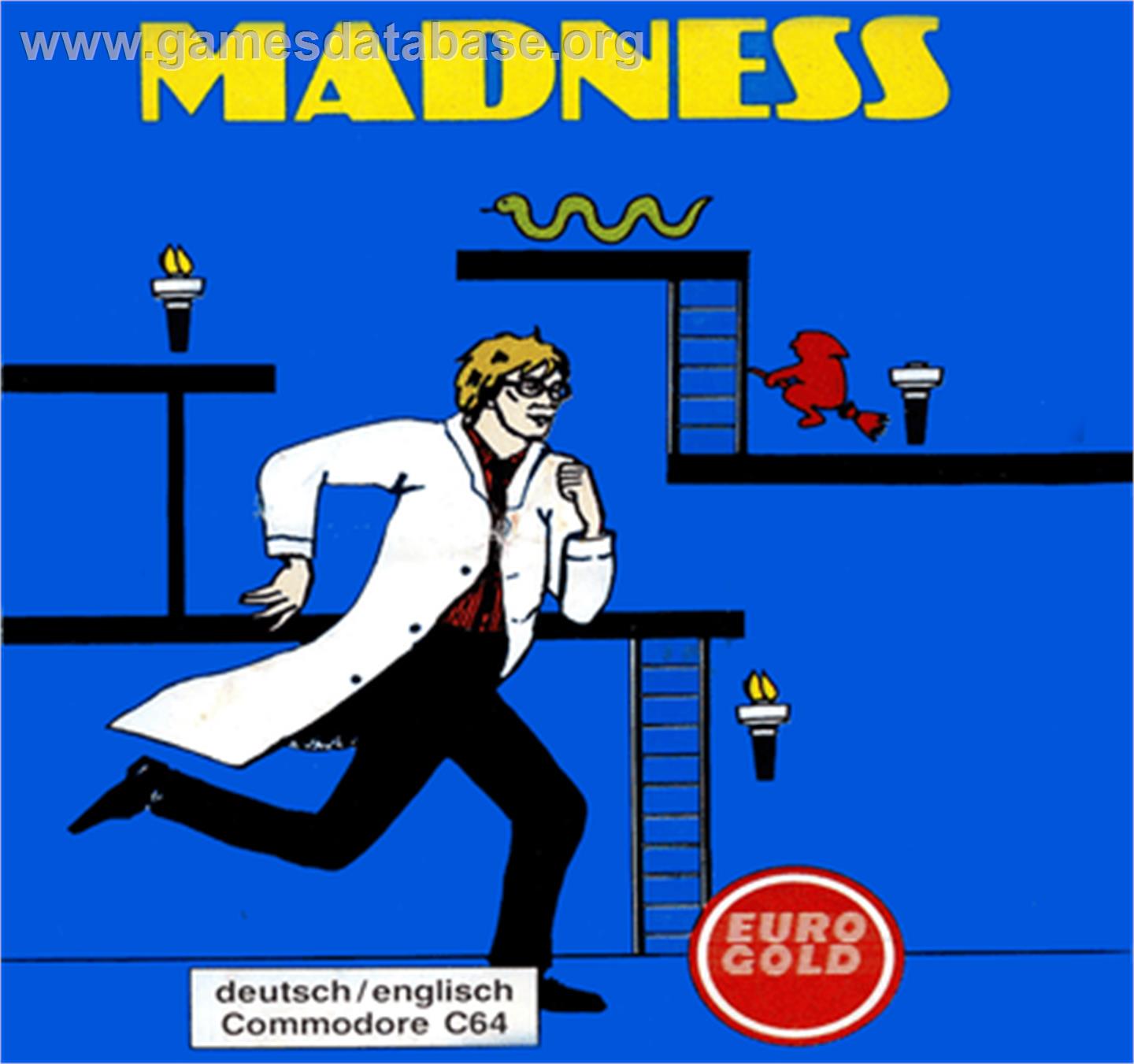 Madness - Commodore 64 - Artwork - Box