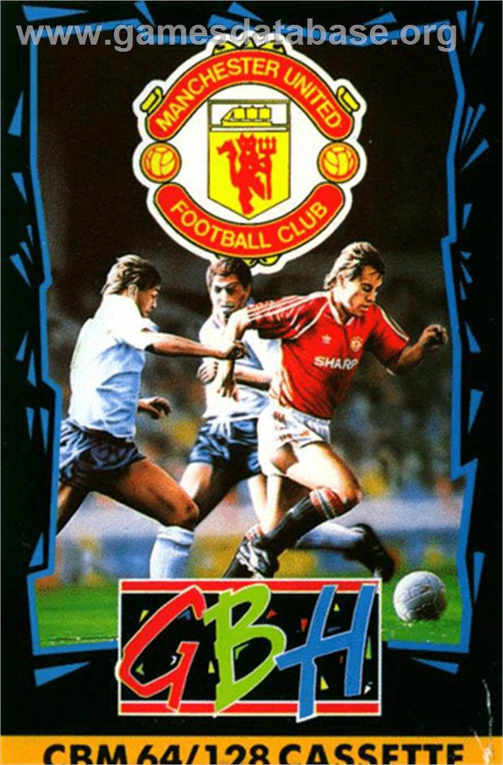 Manchester United - Commodore 64 - Artwork - Box
