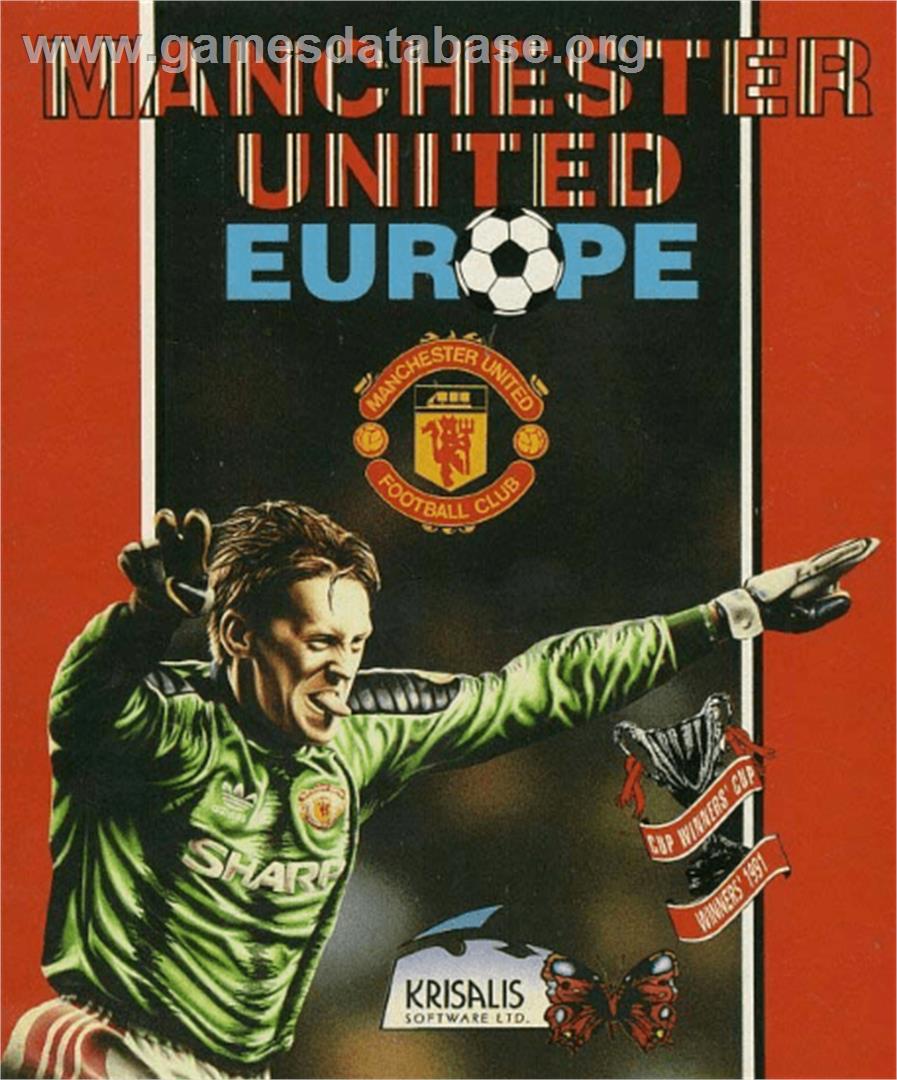 Manchester United Europe - Commodore 64 - Artwork - Box