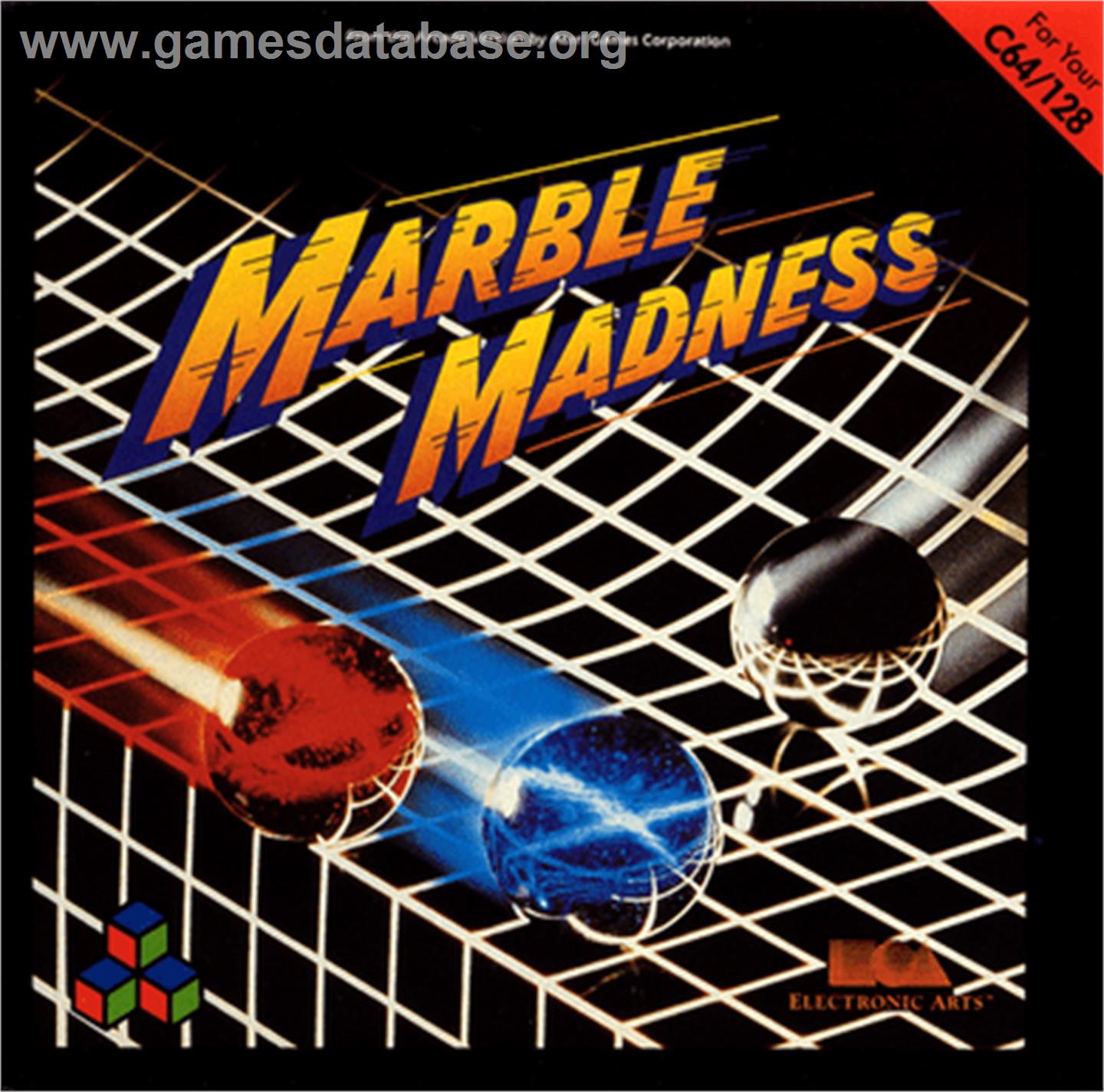 Marble Madness - Commodore 64 - Artwork - Box