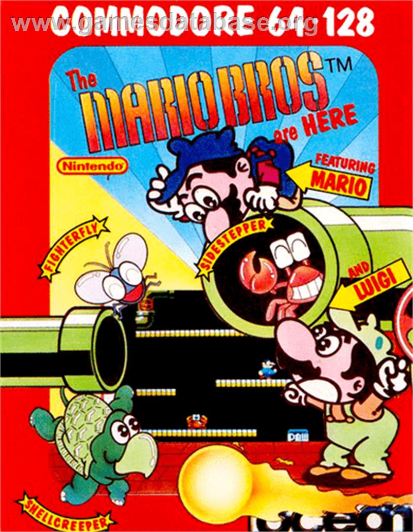 Mario Bros. - Commodore 64 - Artwork - Box