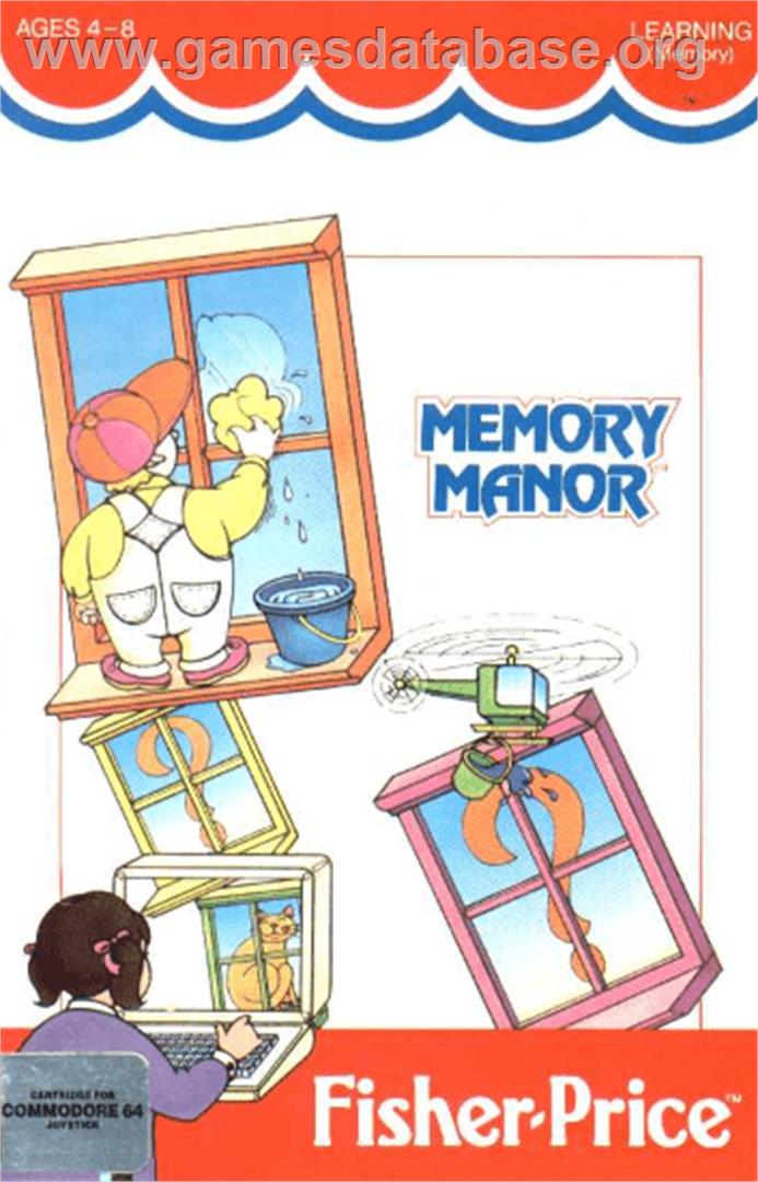 Memory Manor - Commodore 64 - Artwork - Box