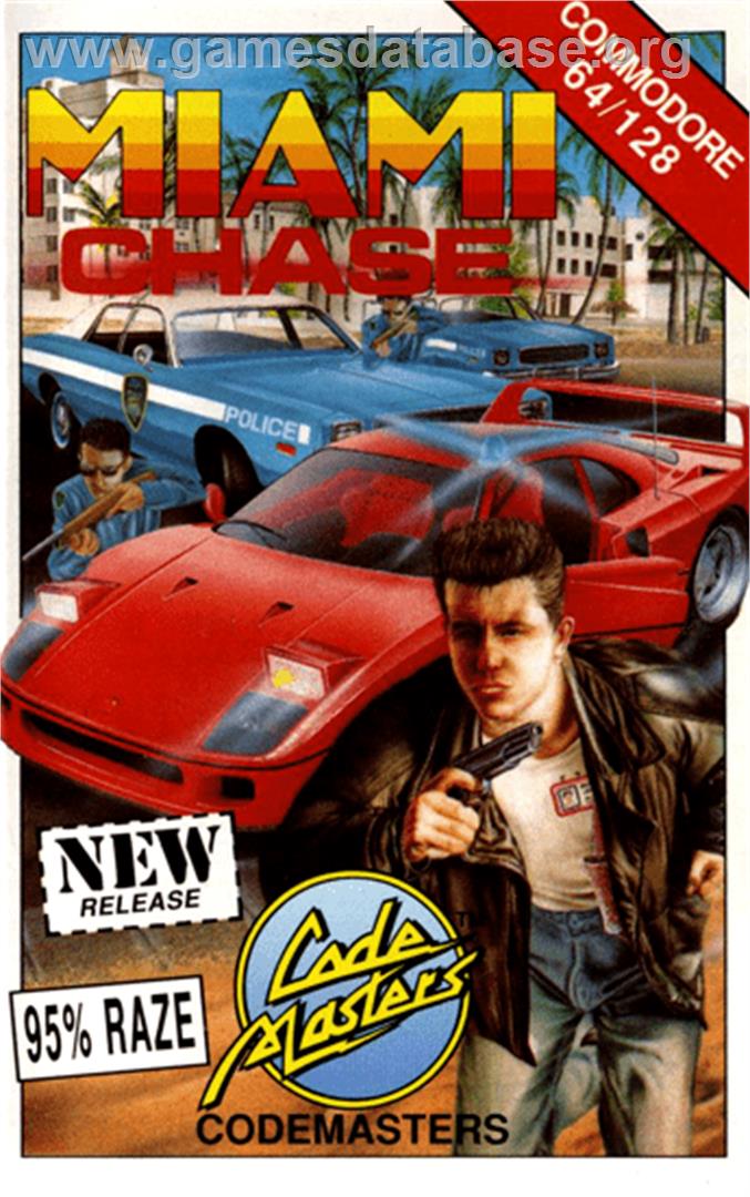 Miami Chase - Commodore 64 - Artwork - Box