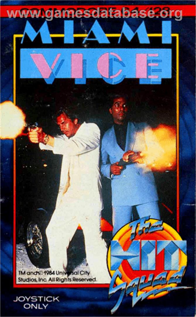 Miami Vice - Commodore 64 - Artwork - Box
