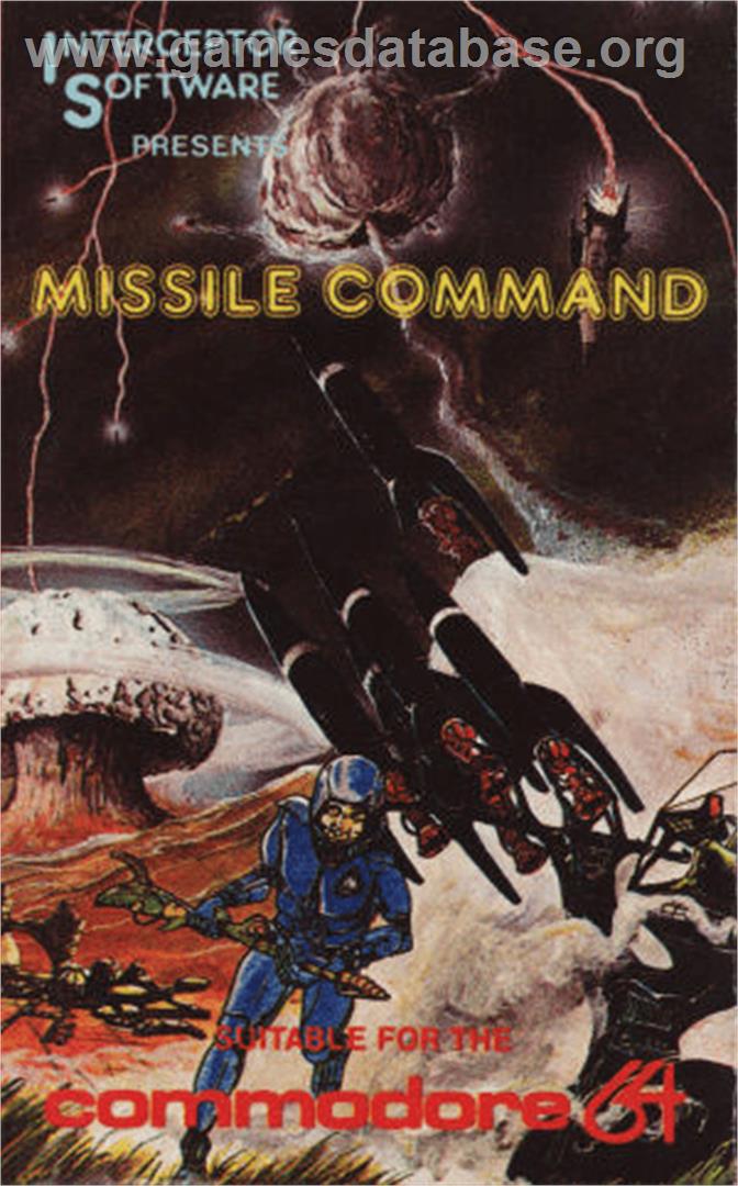 Missile Command - Commodore 64 - Artwork - Box