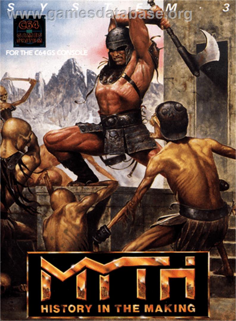Myth: History in the Making - Commodore 64 - Artwork - Box