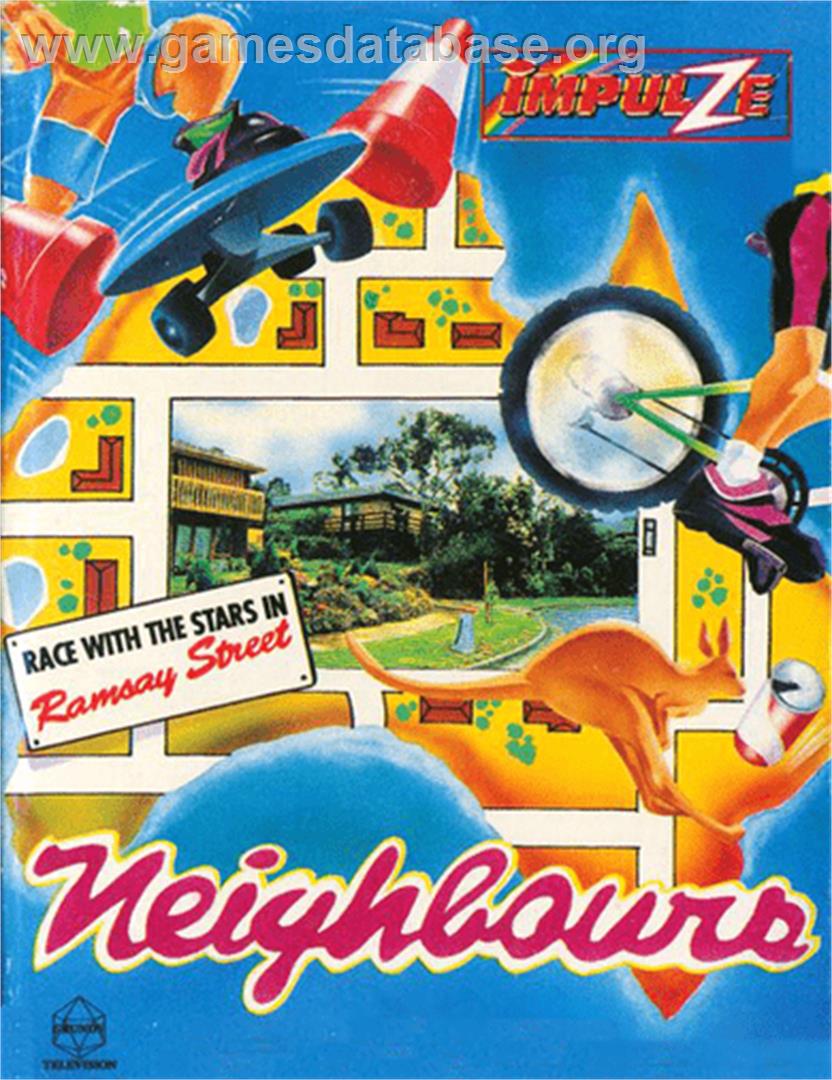 Neighbours - Commodore 64 - Artwork - Box