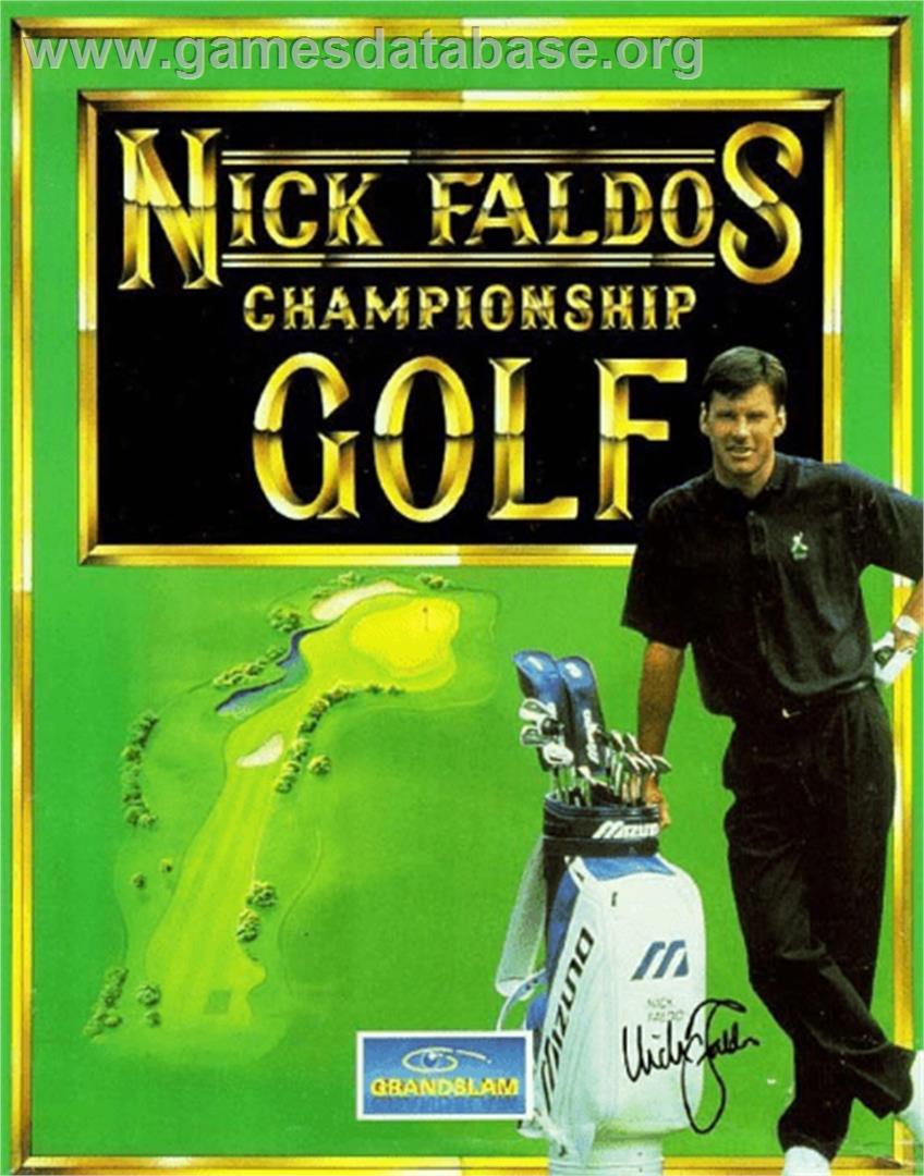 Nick Faldo's Championship Golf - Commodore 64 - Artwork - Box
