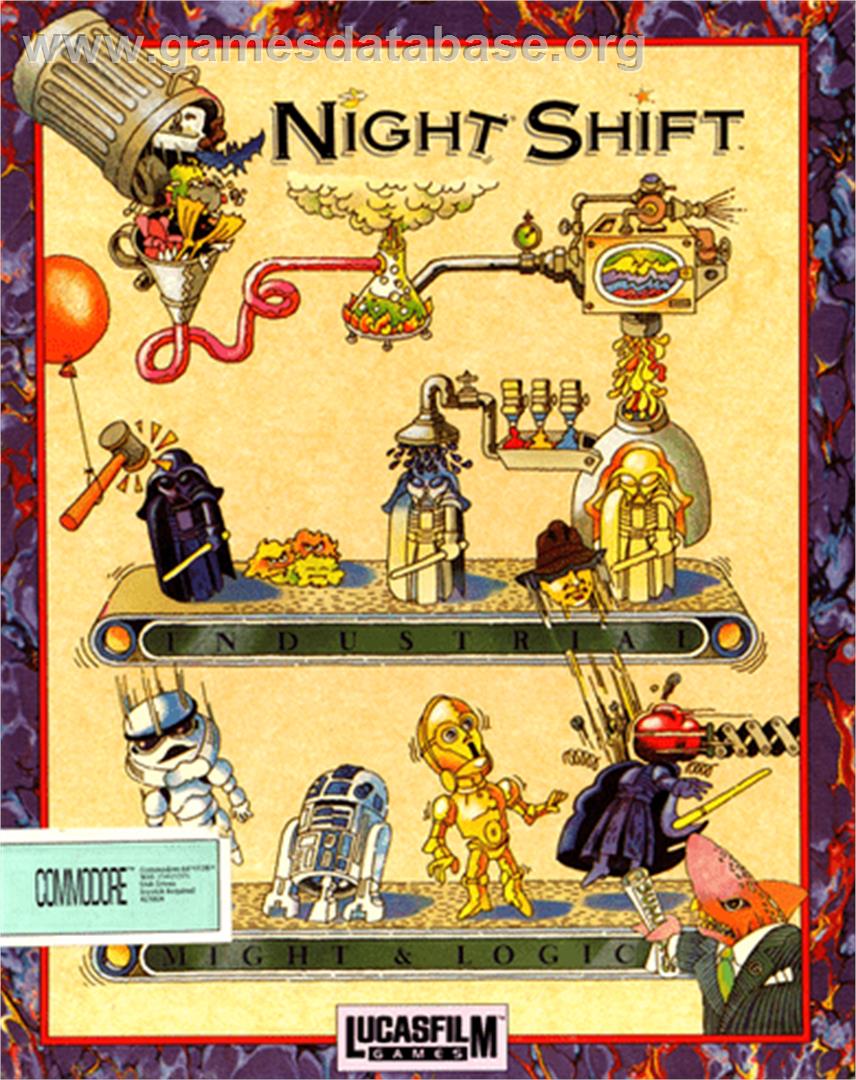 Night Shift - Commodore 64 - Artwork - Box