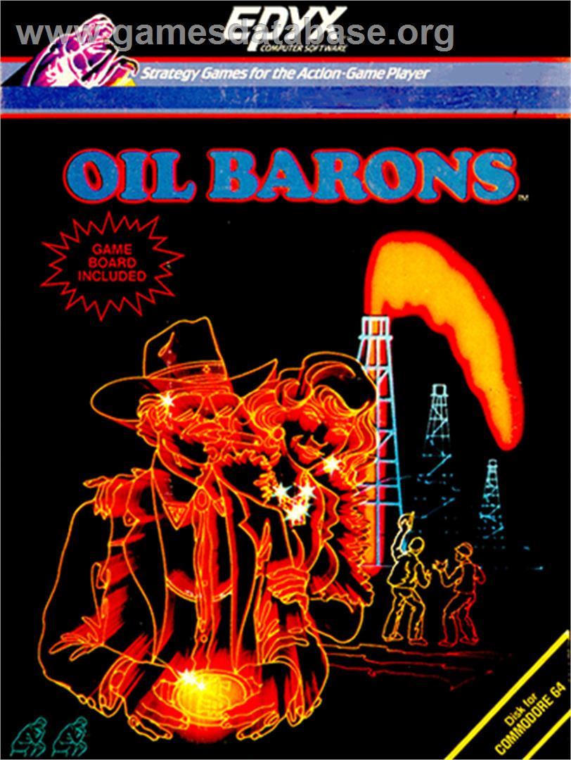 Oil Barons - Commodore 64 - Artwork - Box