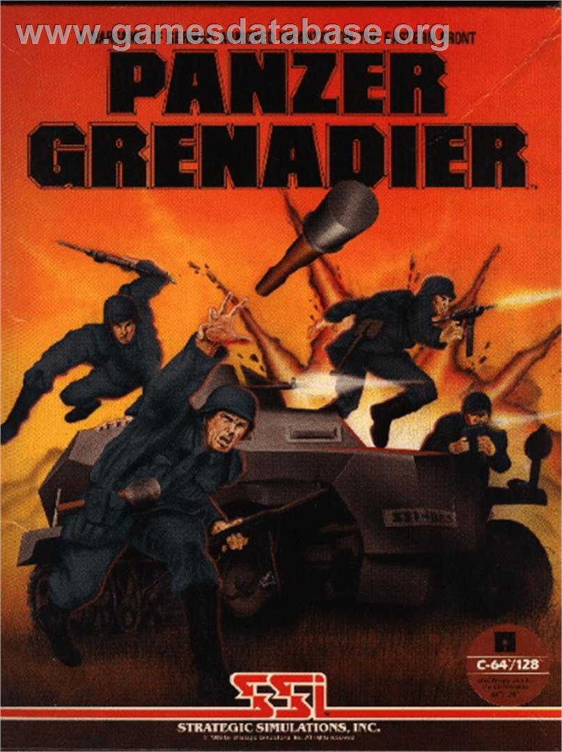 Panzer Grenadier - Commodore 64 - Artwork - Box