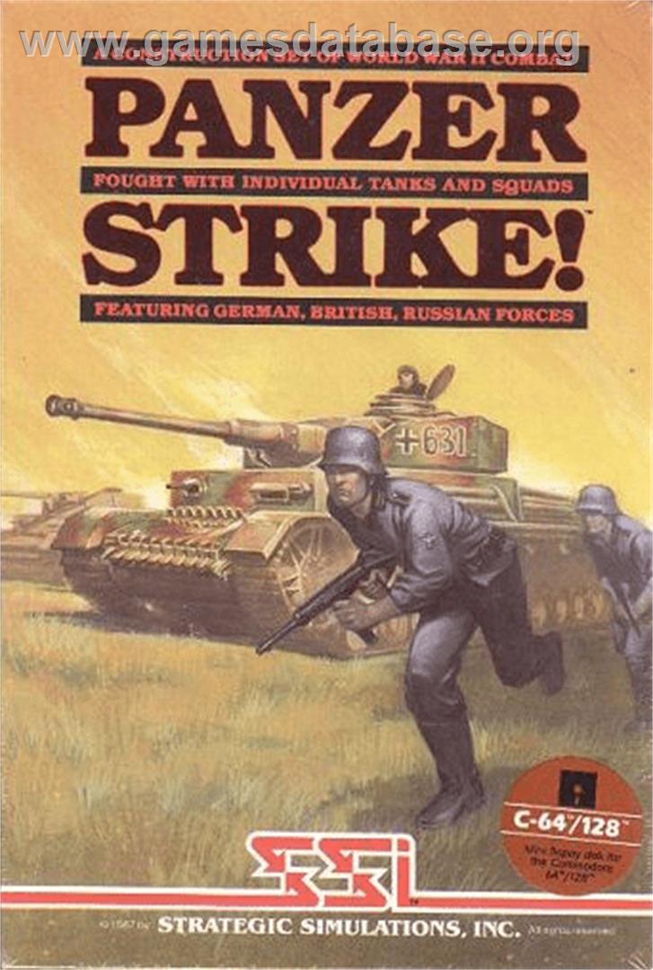 Panzer Strike! - Commodore 64 - Artwork - Box