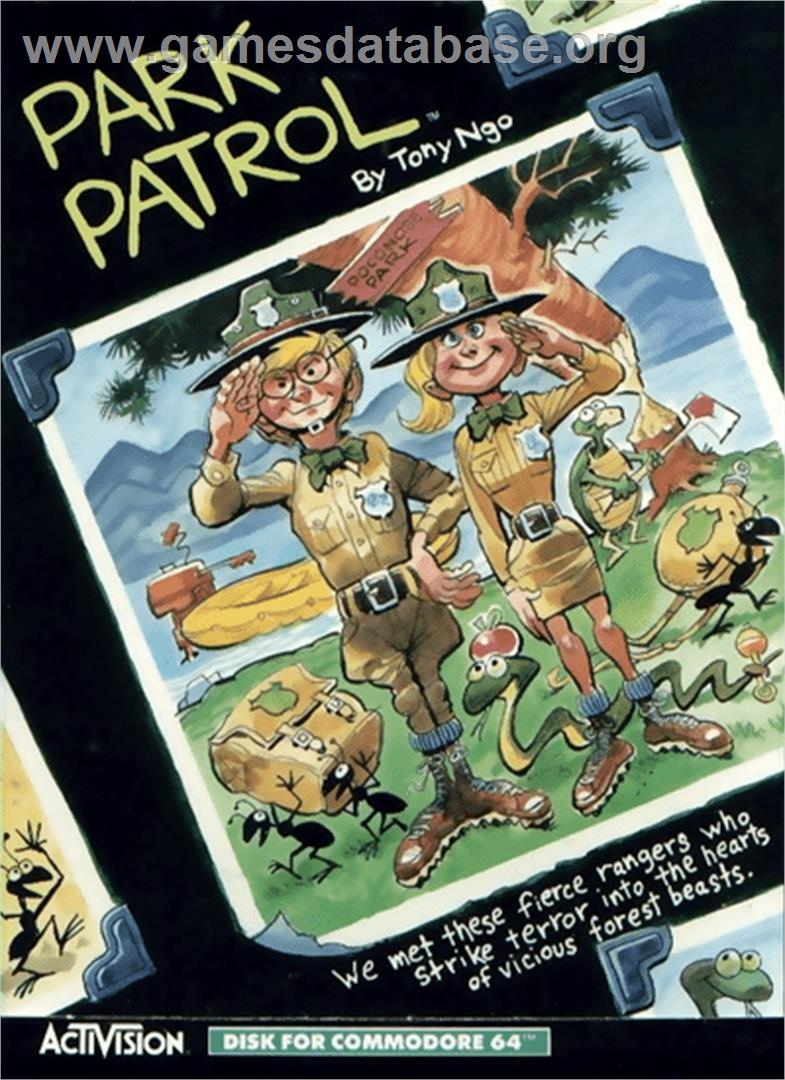 Park Patrol - Commodore 64 - Artwork - Box