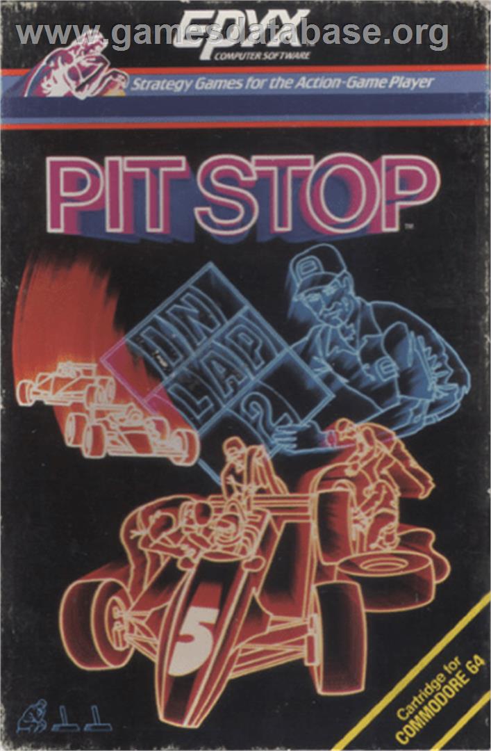 Pitstop - Commodore 64 - Artwork - Box