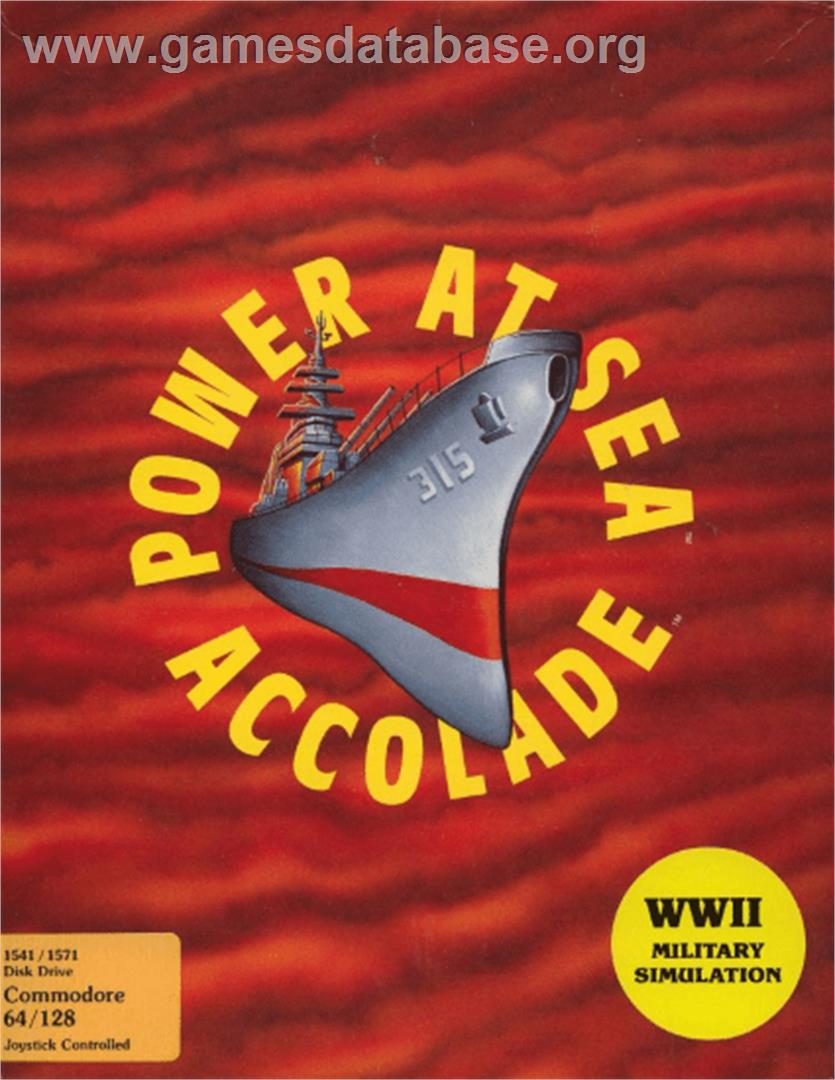 Power at Sea - Commodore 64 - Artwork - Box