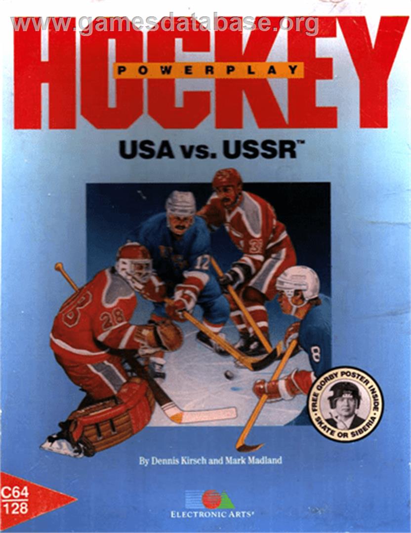 Powerplay Hockey - Commodore 64 - Artwork - Box