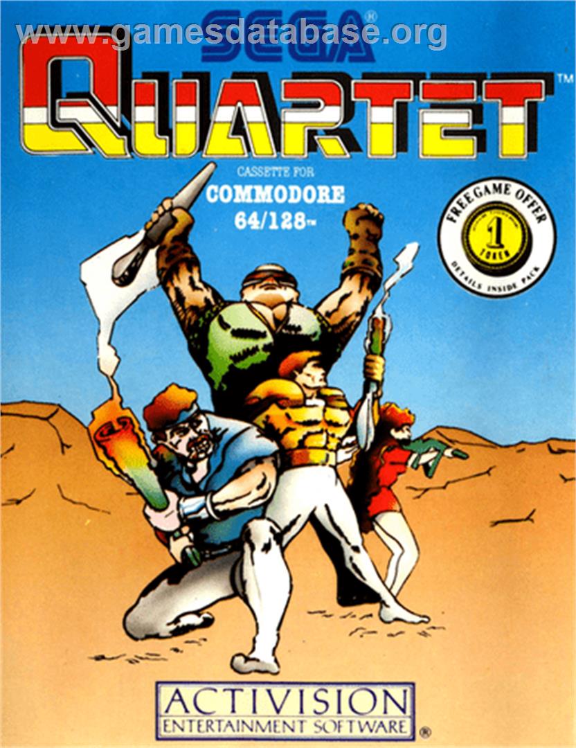 Quartet - Commodore 64 - Artwork - Box