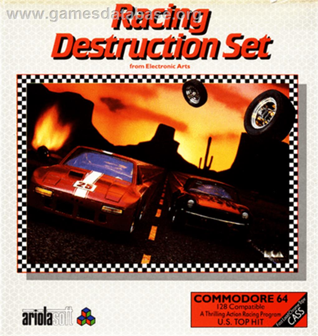 Racing Destruction Set - Commodore 64 - Artwork - Box