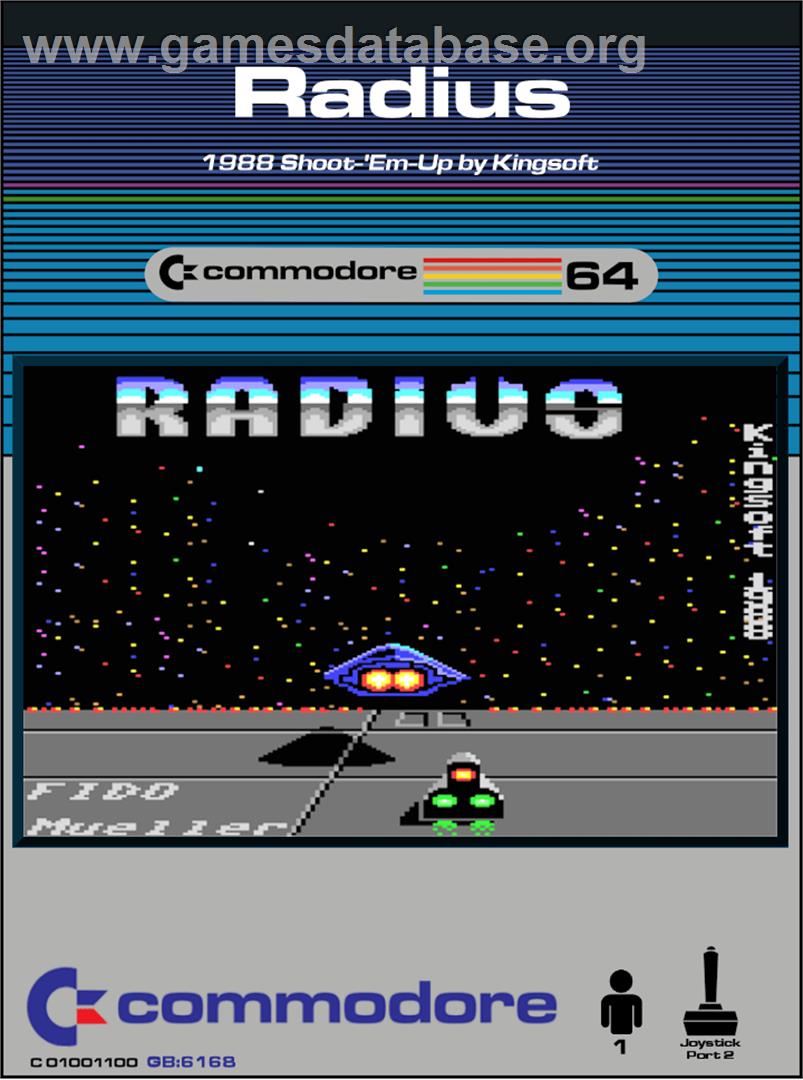 Radius - Commodore 64 - Artwork - Box