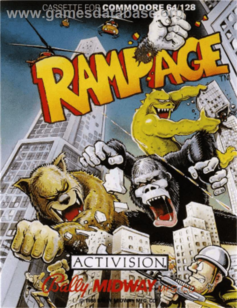 Rampage - Commodore 64 - Artwork - Box