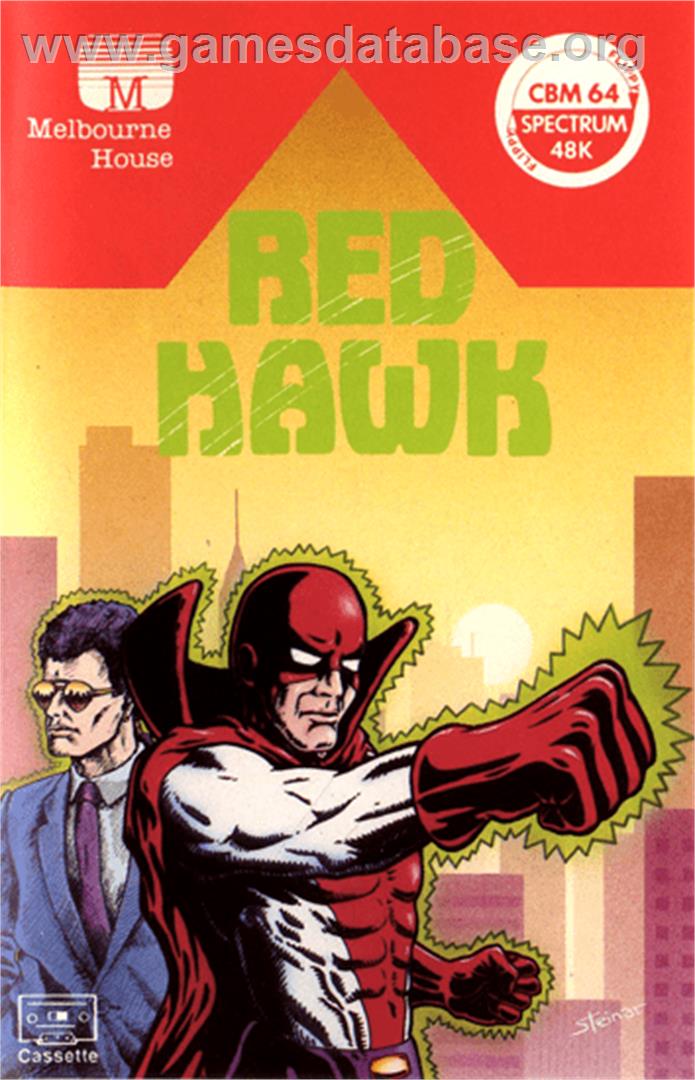 Red Hawk - Commodore 64 - Artwork - Box