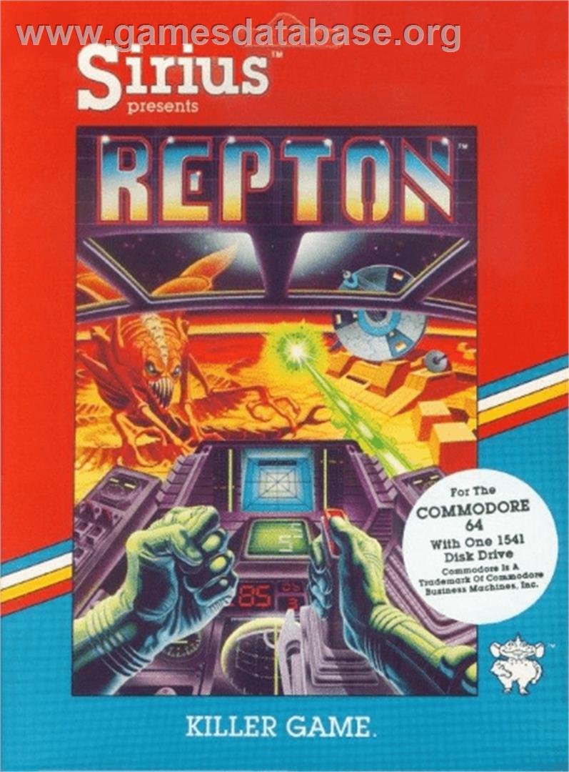 Repton - Commodore 64 - Artwork - Box