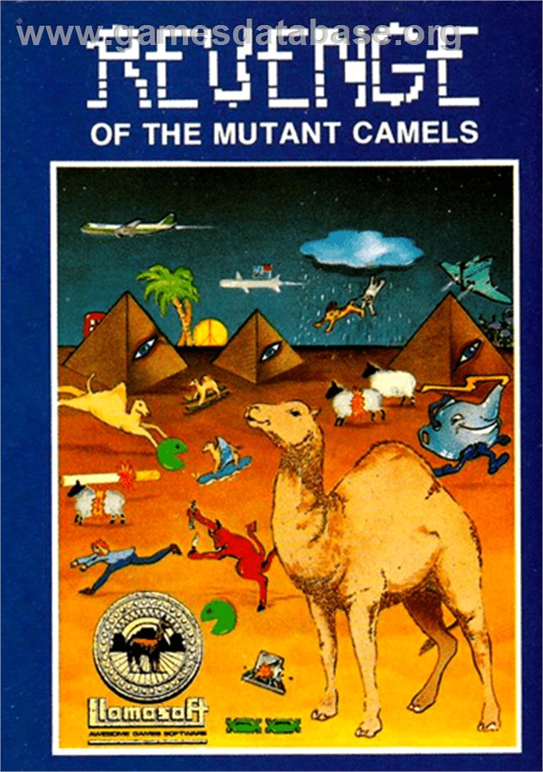 Revenge of the Mutant Camels - Commodore 64 - Artwork - Box