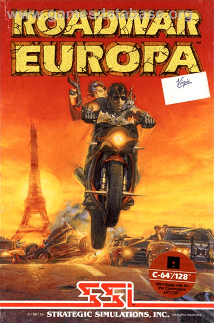 Roadwar Europa - Commodore 64 - Artwork - Box