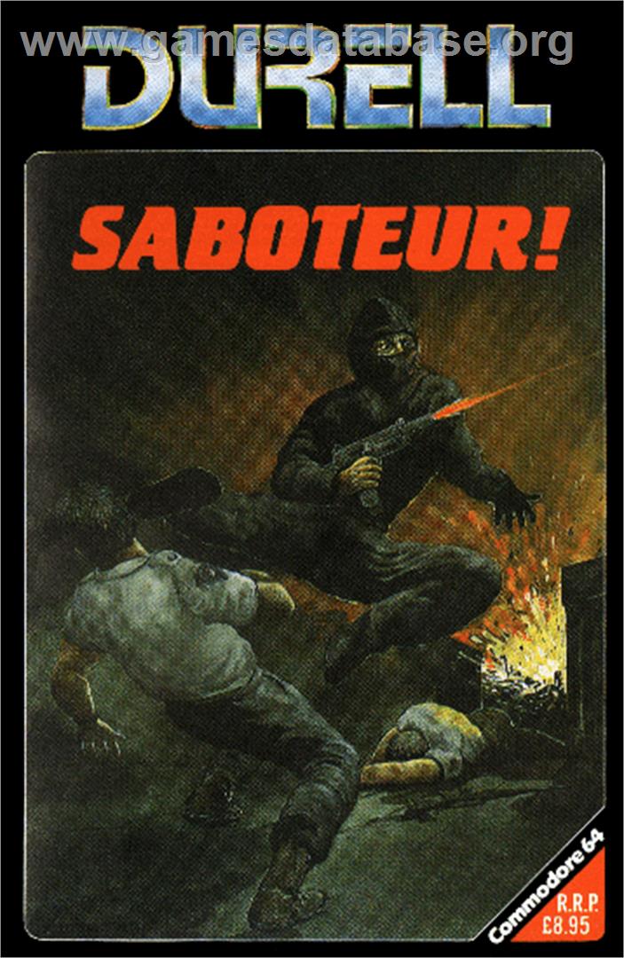 Saboteur - Commodore 64 - Artwork - Box