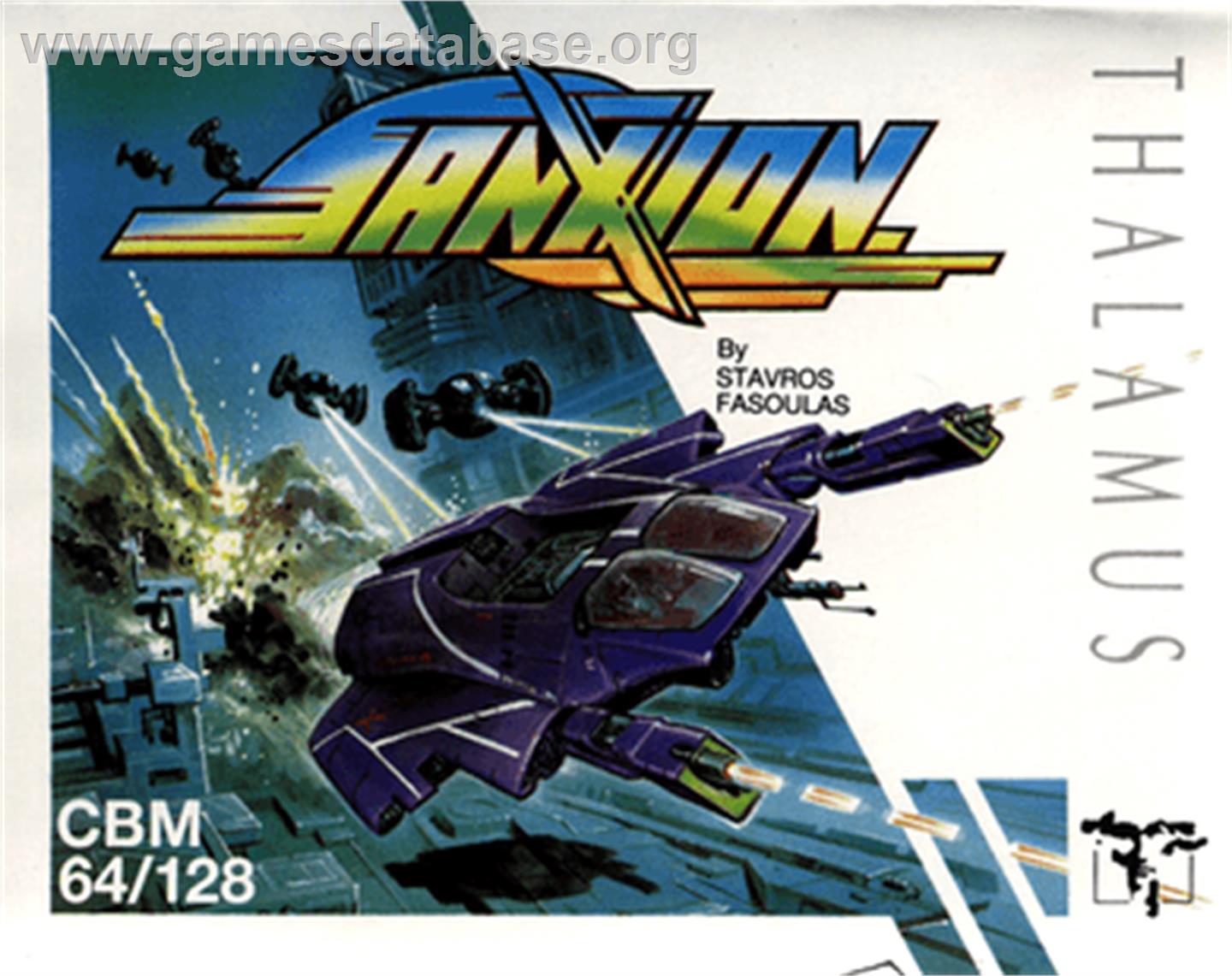 Sanxion - Commodore 64 - Artwork - Box
