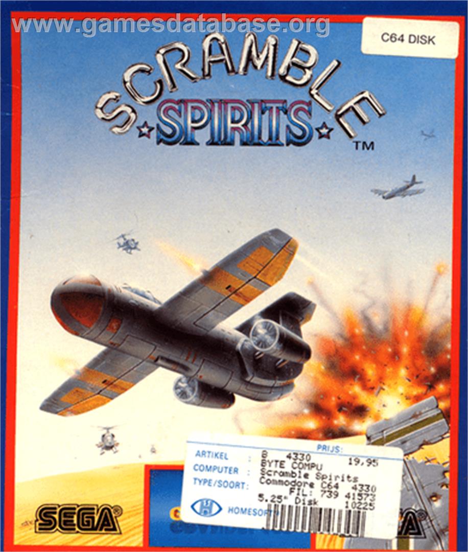 Scramble Spirits - Commodore 64 - Artwork - Box