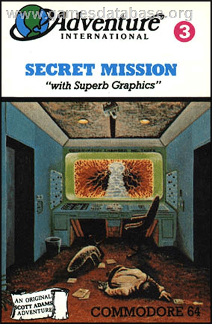 Secret Mission - Commodore 64 - Artwork - Box