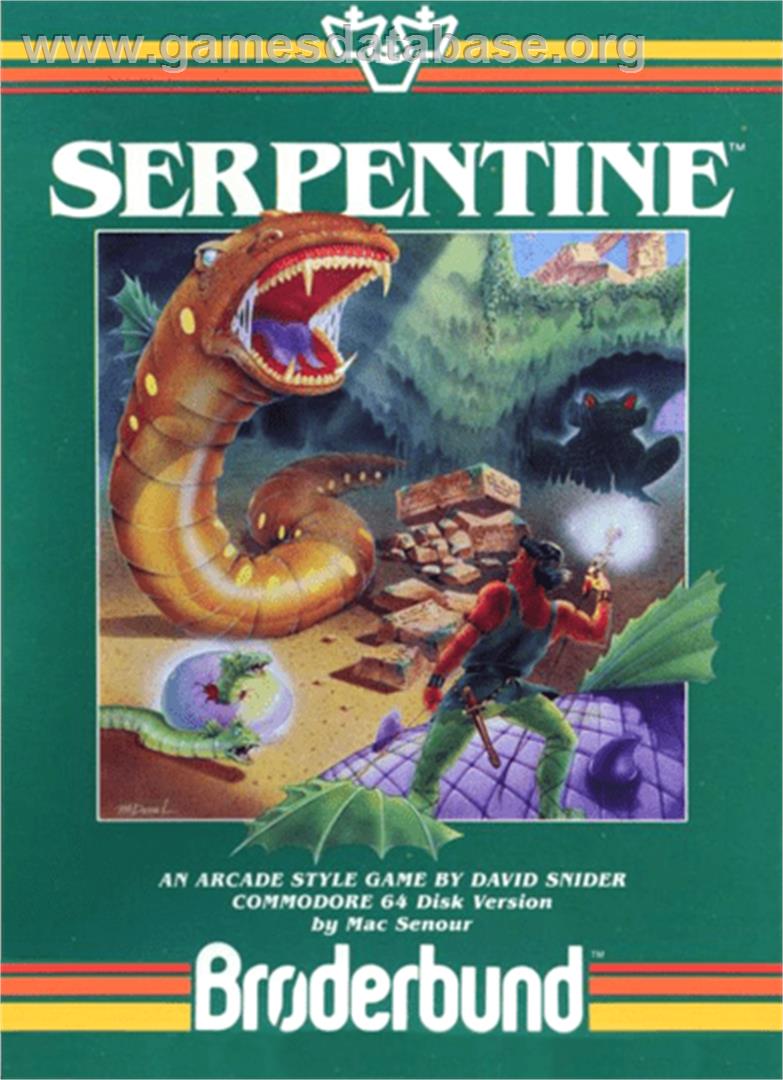 Serpentine - Commodore 64 - Artwork - Box