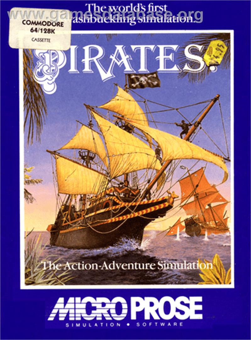 Sid Meier's Pirates! - Commodore 64 - Artwork - Box