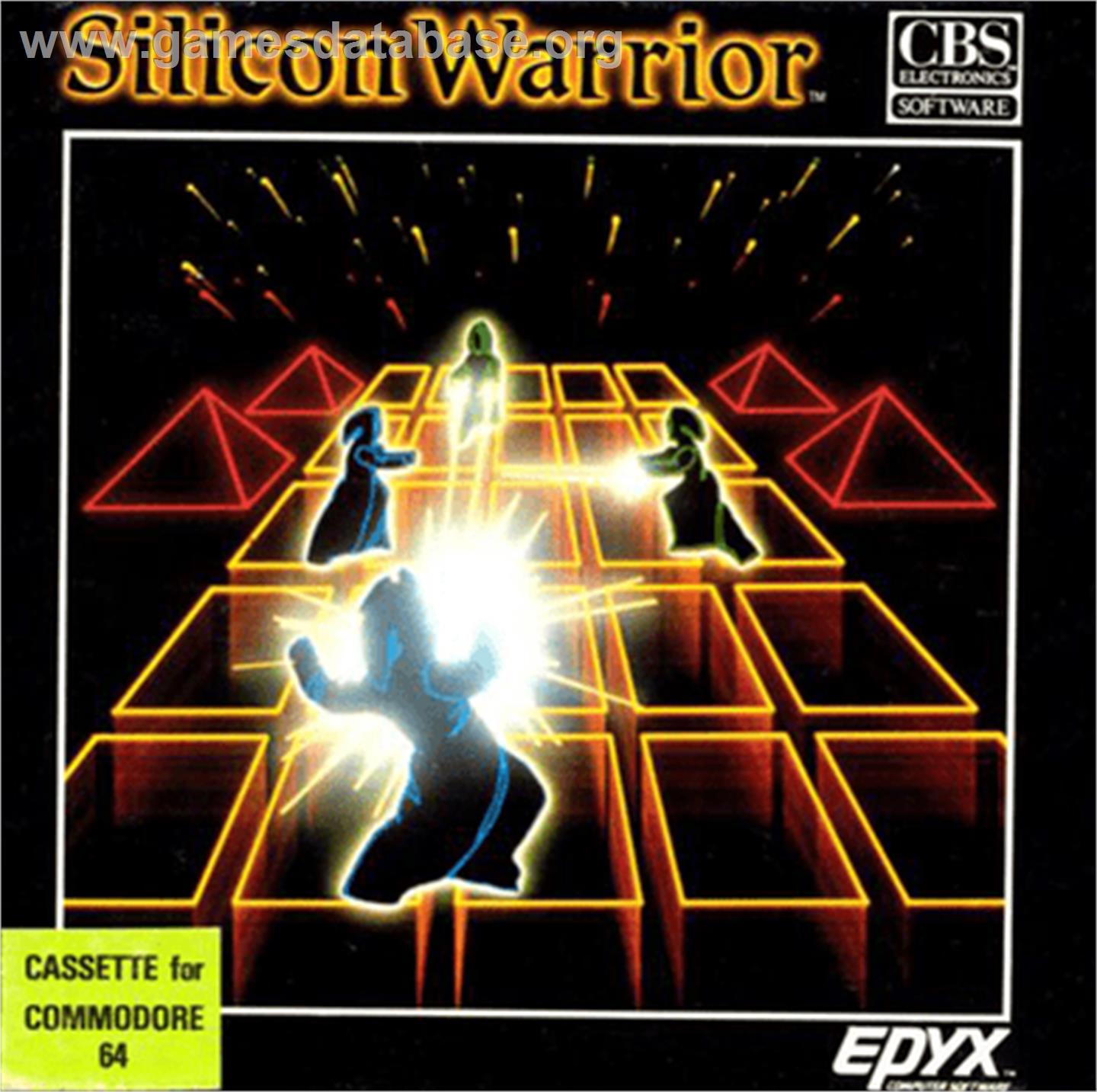 Silicon Warrior - Commodore 64 - Artwork - Box