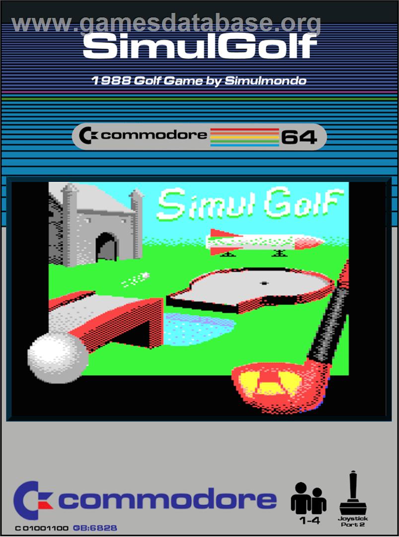 Simulgolf - Commodore 64 - Artwork - Box