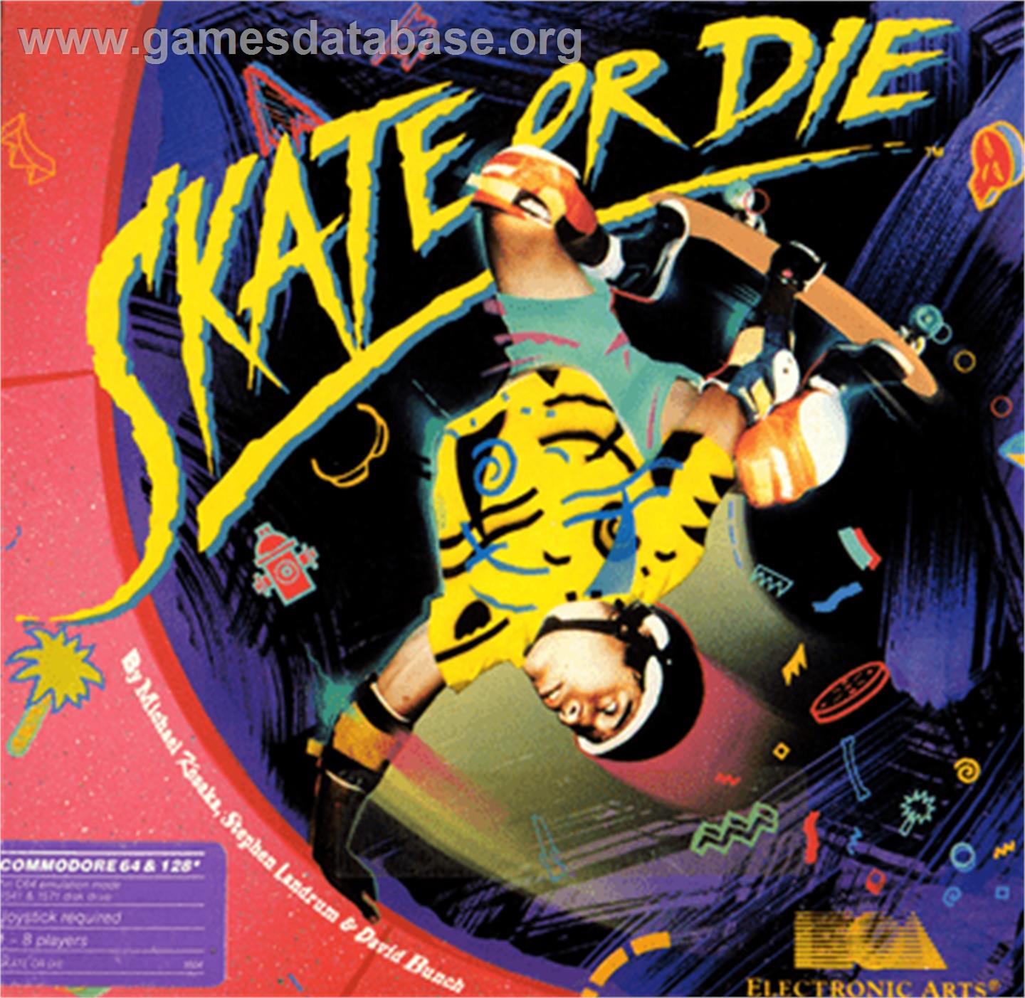 Skate or Die - Commodore 64 - Artwork - Box