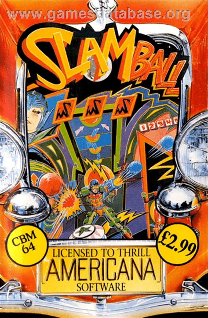 Slamball - Commodore 64 - Artwork - Box