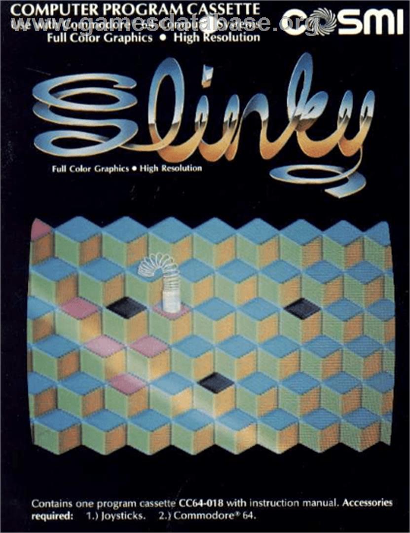 Slinky - Commodore 64 - Artwork - Box