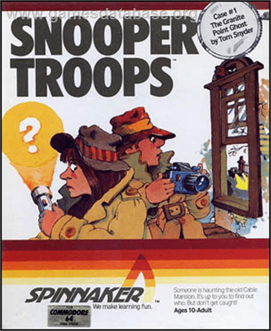Snooper Troops: Case #2 - The Case of the Disappearing Dolphin - Commodore 64 - Artwork - Box