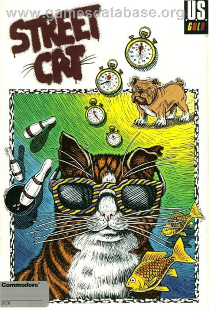 Street Cat - Commodore 64 - Artwork - Box